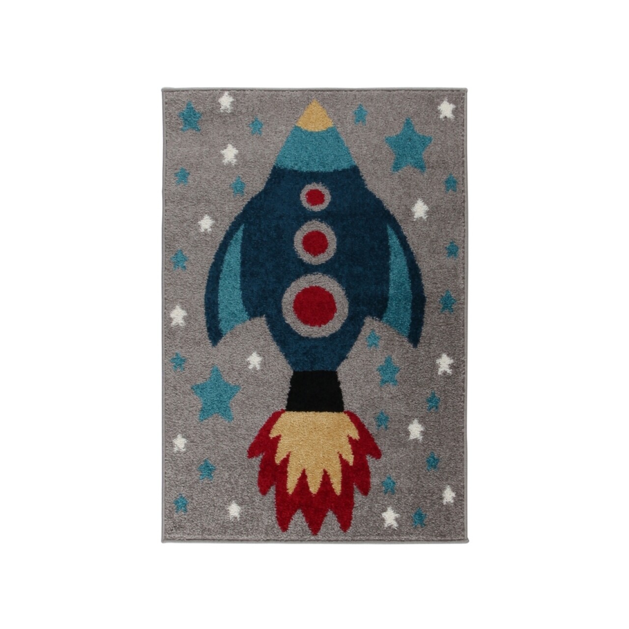 Covor Play Days Rocket Multi 80x120 cm, 100% polipropilena, multicolor - imagine 4